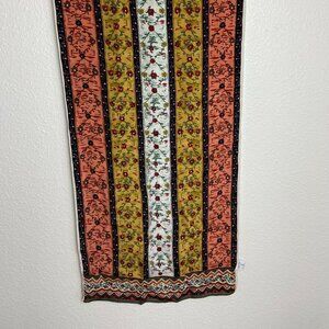 Vintage The Metropolitan Museum of Art Floral 100% silk Scarf